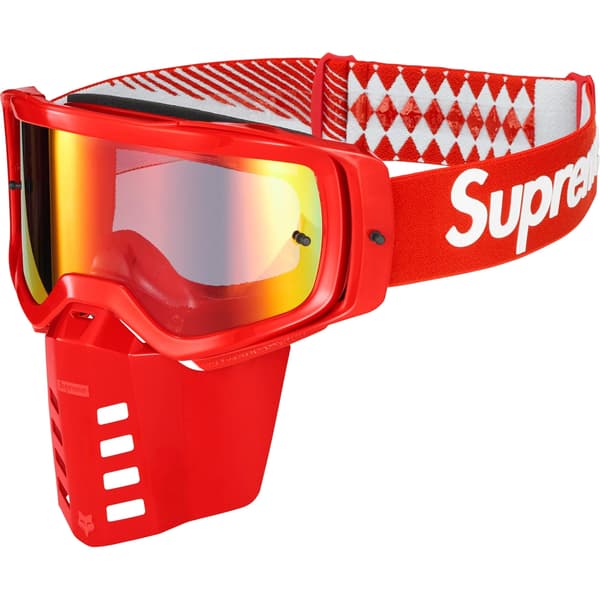 Supreme Fox Racing Goggles - Red (front)
