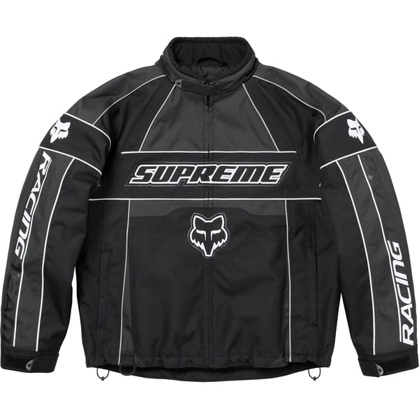 Supreme Fox Racing Jacket - Black (front)