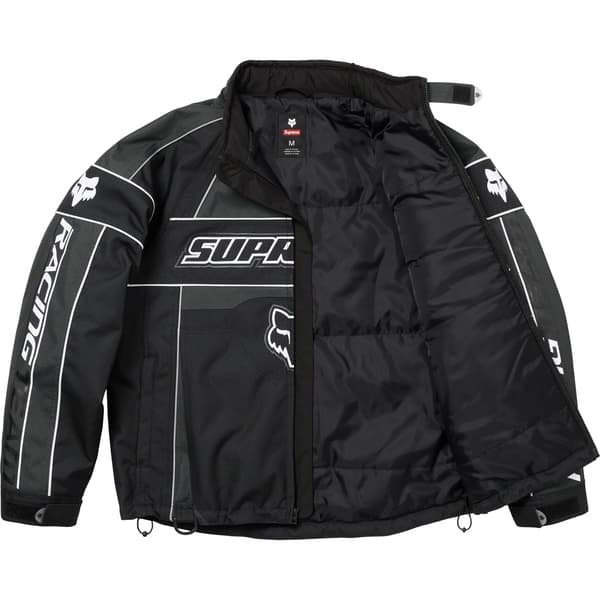 Supreme Fox Racing Jacket - Black (front)