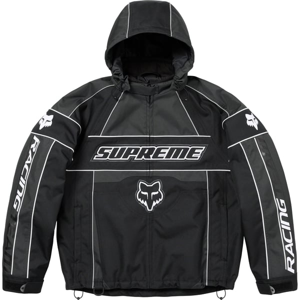 Supreme Fox Racing Jacket - Black (front)