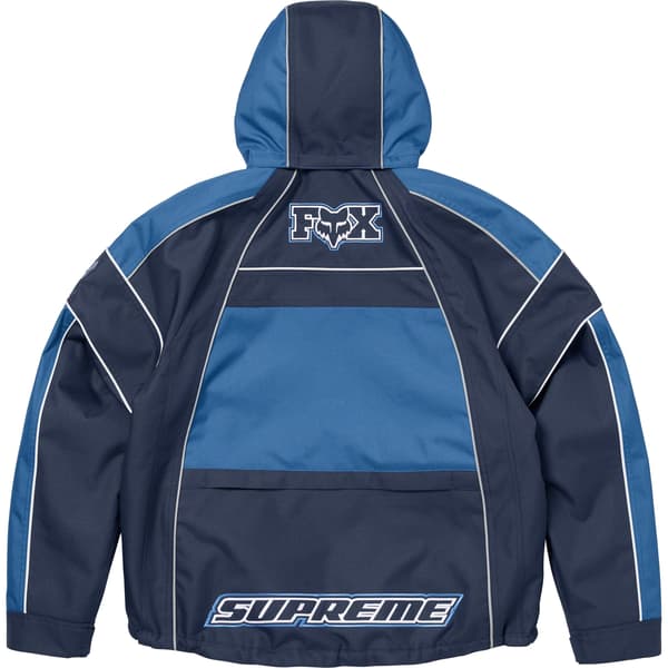 Supreme Fox Racing Jacket - Blue (front)