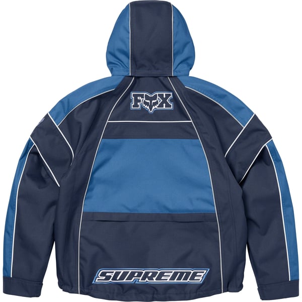 Supreme Fox Racing Jacket - Blue (front)
