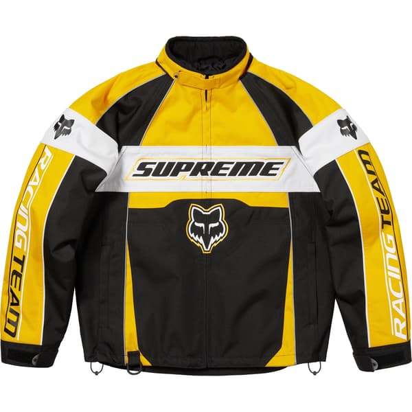Supreme Fox Racing Jacket - Yellow (front)