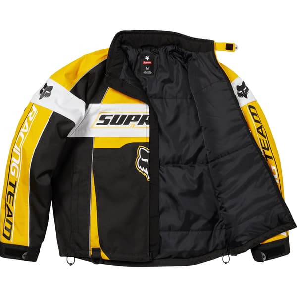 Supreme Fox Racing Jacket - Yellow (front)