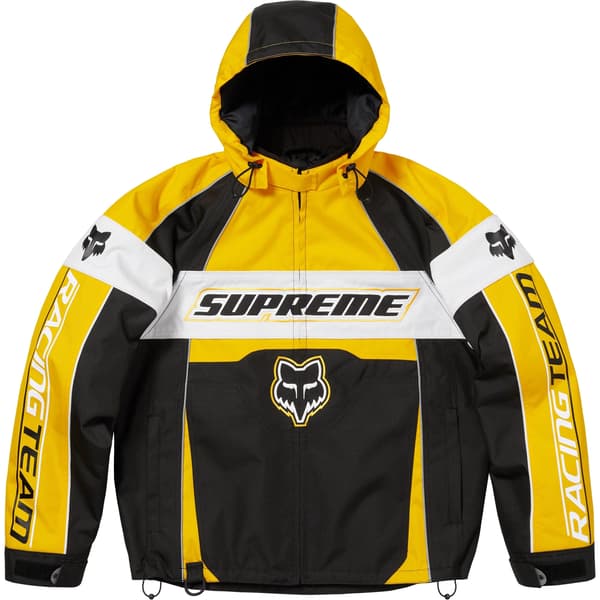 Supreme Fox Racing Jacket - Yellow (front)