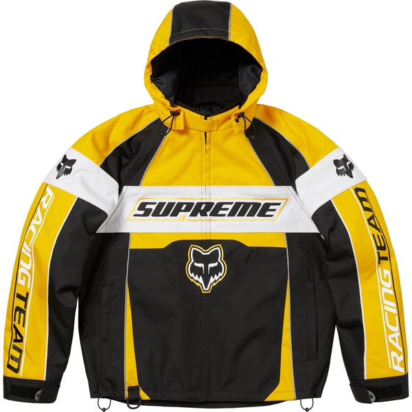 Supreme Fox Racing Jacket - Yellow (front)