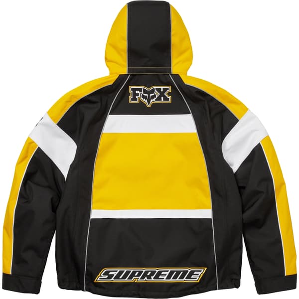 Supreme Fox Racing Jacket - Yellow (front)
