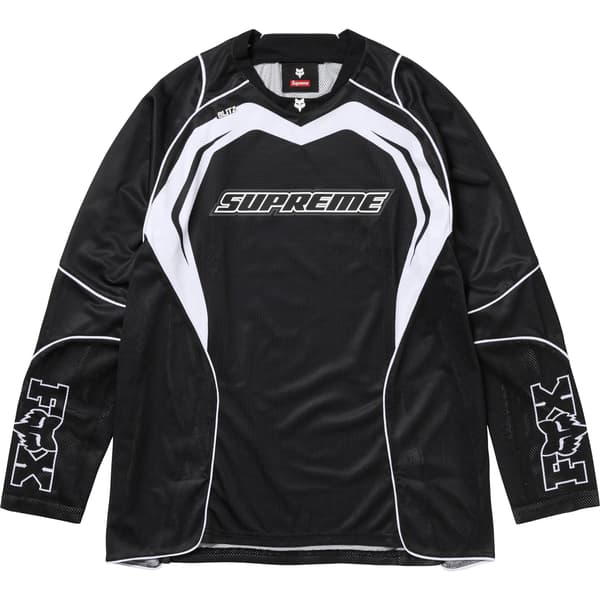 Supreme Fox Racing Jersey - Black (front)