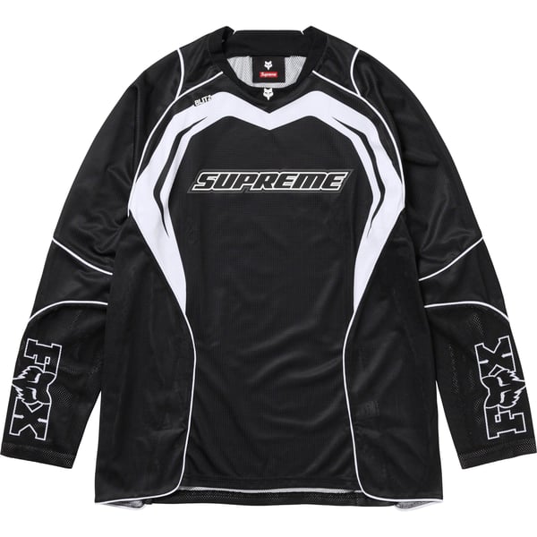 Supreme Fox Racing Jersey - Black (front)