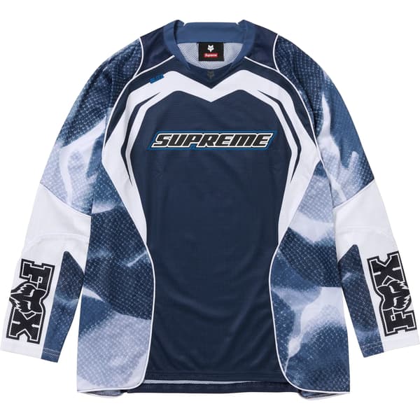 Supreme Fox Racing Jersey - Navy (front)