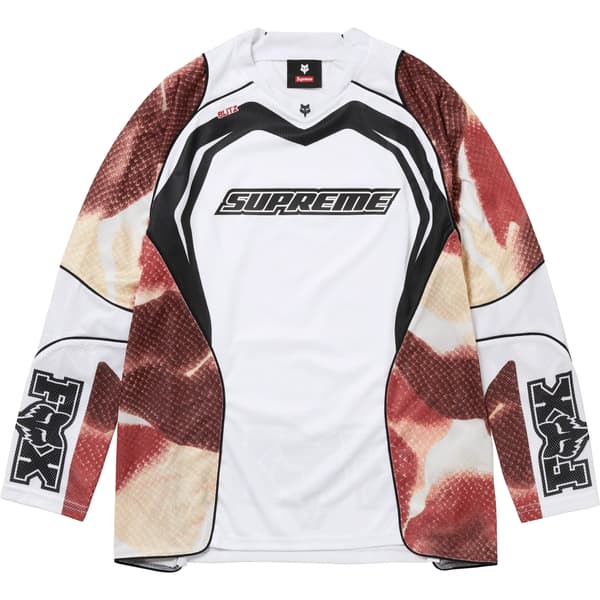 Supreme Fox Racing Jersey - White (front)