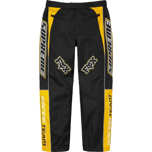 Supreme Fox Racing Pant - Yellow (front)