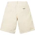 Supreme Frayed Croc Baggy Denim Short - Natural (front)