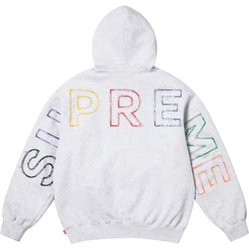 Supreme Frayed Hooded Sweatshirt