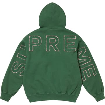 Supreme Frayed Hooded Sweatshirt