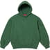 Supreme Frayed Hooded Sweatshirt - Pine (front)