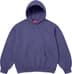 Supreme Frayed Hooded Sweatshirt - Washed Navy (front)