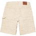Supreme Frayed Patchwork Baggy Denim Short - Natural (front)