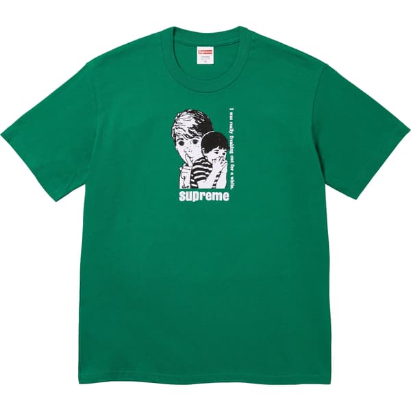 Supreme Freaking Out Tee - Light Pine (front)