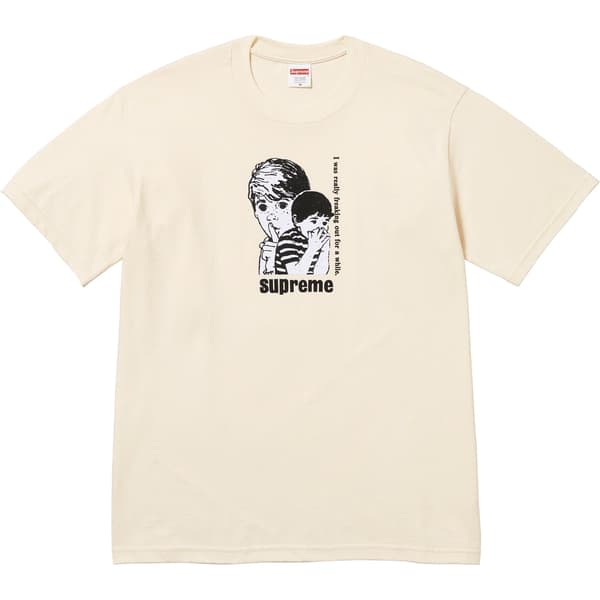 Supreme Freaking Out Tee - Natural (front)