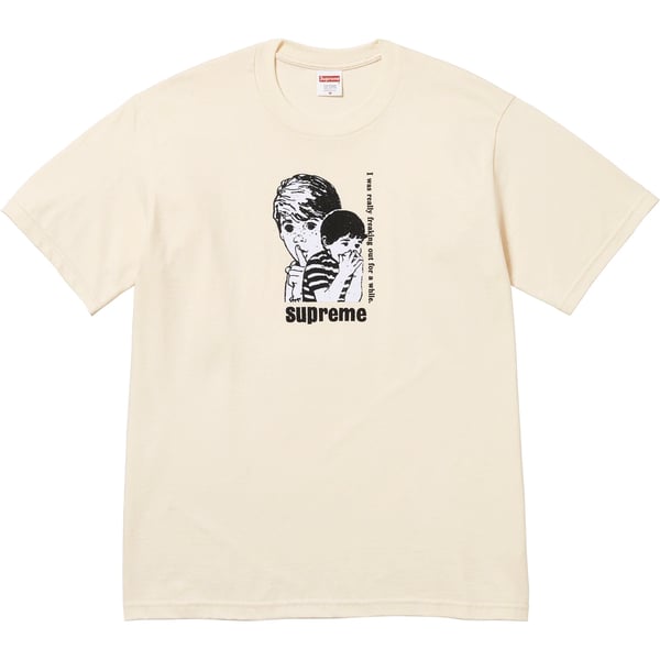 Supreme Freaking Out Tee - Natural (front)