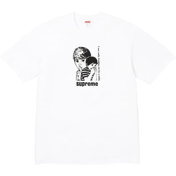 Supreme Freaking Out Tee - White (front)