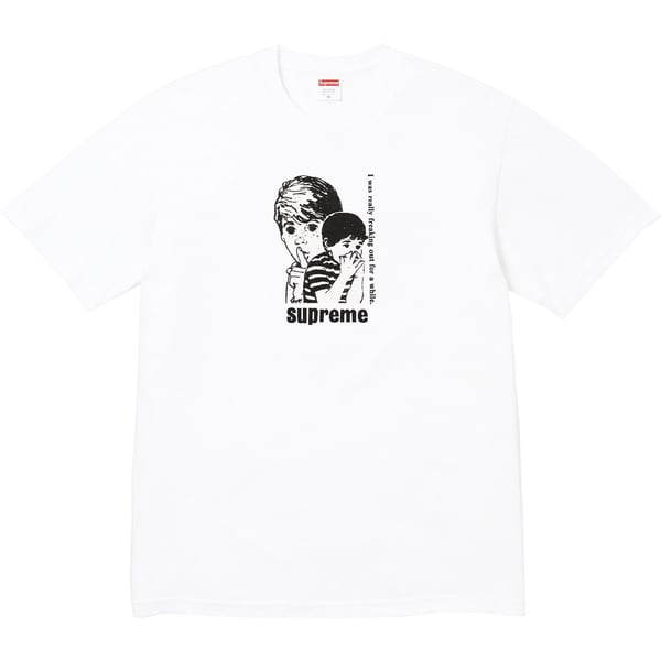 Supreme Freaking Out Tee - White (front)