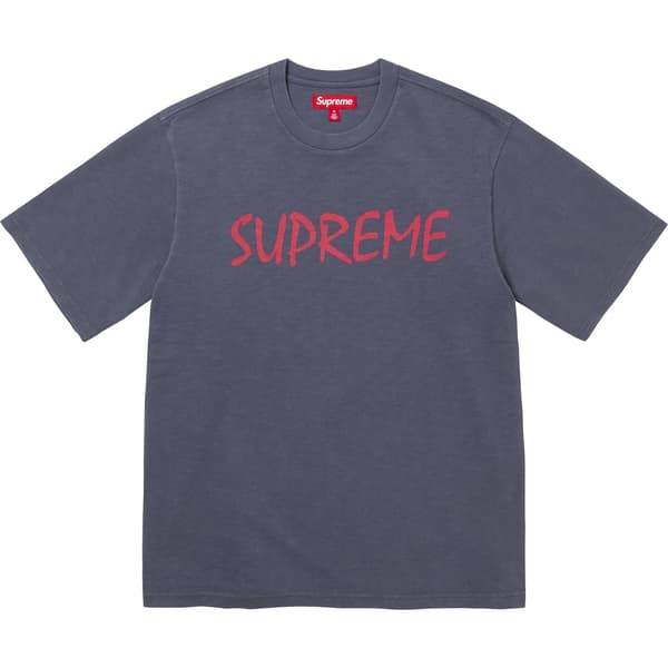 Supreme FTP S/S Top - Navy (front)