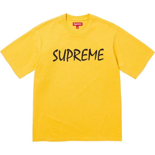 Supreme FTP S/S Top - Yellow (front)