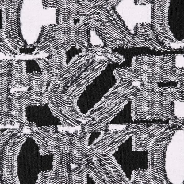 Supreme Fuck Intarsia S/S Top - Black (front)