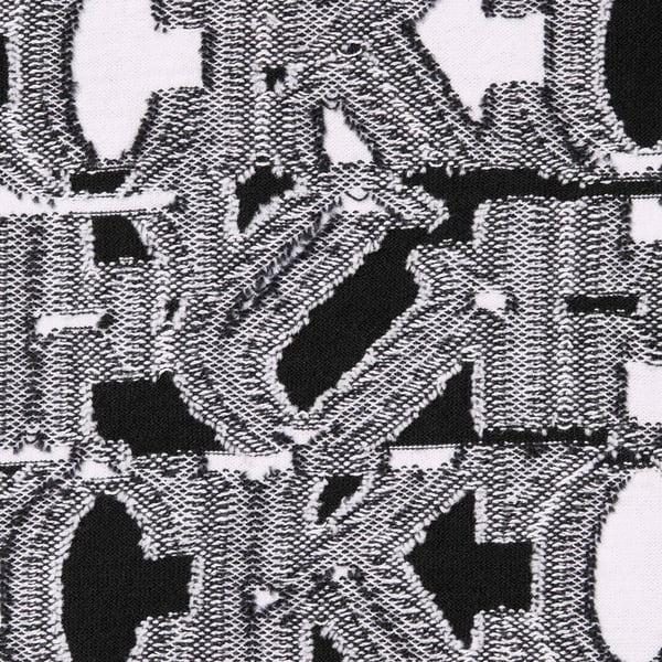 Supreme Fuck Intarsia S/S Top - Black (front)