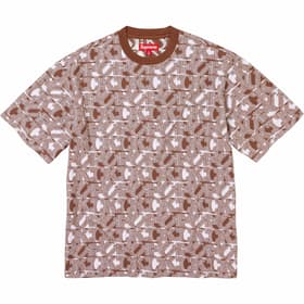 Supreme Fuck Intarsia S/S Top Brown