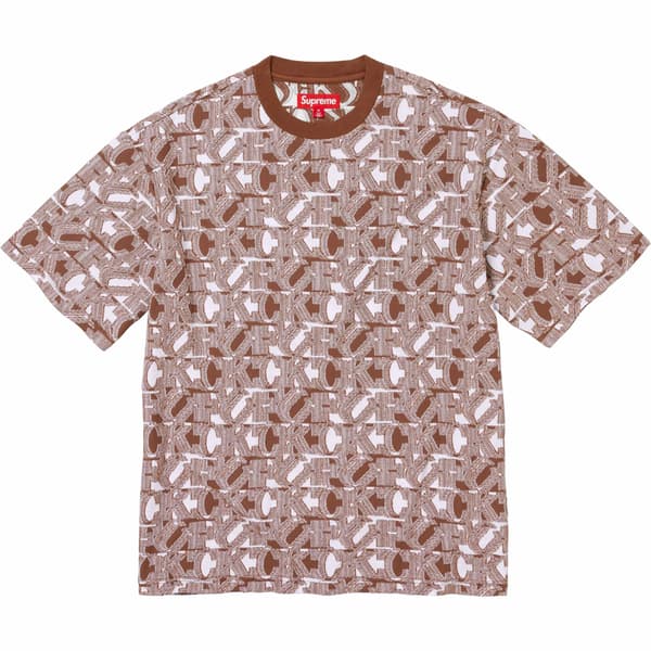 Supreme Fuck Intarsia S/S Top - Brown (front)