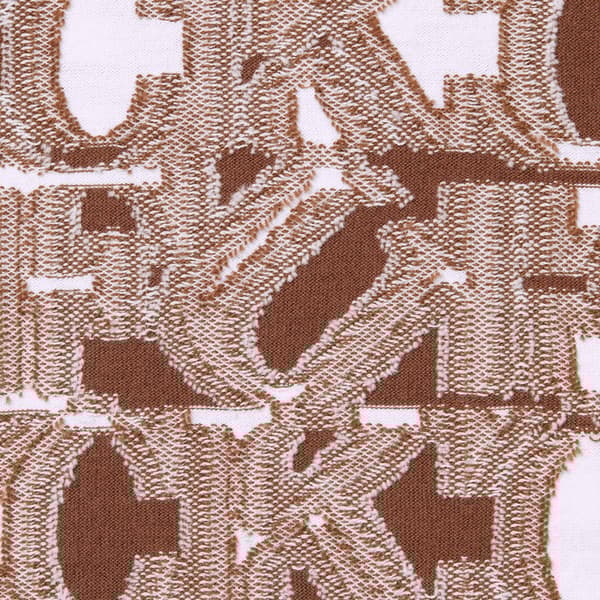 Supreme Fuck Intarsia S/S Top - Brown (front)