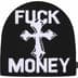 Supreme Fuck Money Beanie - Black (front)