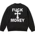 Supreme Fuck Money Sweater - Black (front)