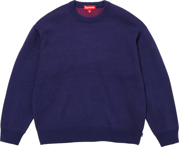 Supreme Fuck Money Sweater - Navy (front)