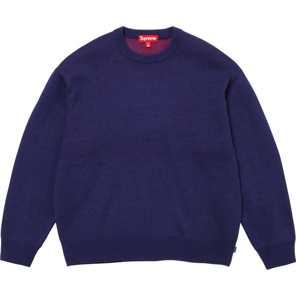 Supreme Fuck Money Sweater - Navy (front)