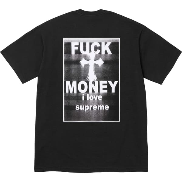 Supreme Fuck Money Tee - Black (front)