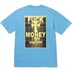 Supreme Fuck Money Tee - Bright Blue (front)