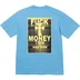 Supreme Fuck Money Tee - Bright Blue (front)