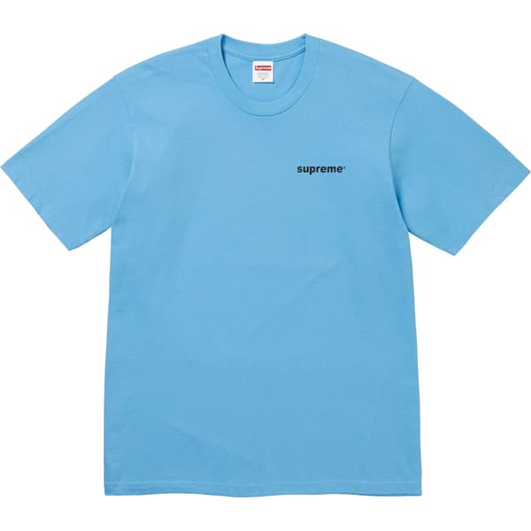 Supreme Fuck Money Tee - Bright Blue (front)