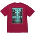 Supreme Fuck Money Tee - Cardinal (front)