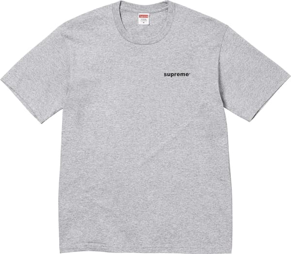 Supreme Fuck Money Tee - Heather Grey (front)