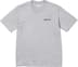 Supreme Fuck Money Tee - Heather Grey (front)