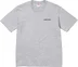 Supreme Fuck Money Tee - Heather Grey (front)