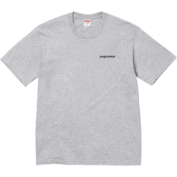 Supreme Fuck Money Tee - Heather Grey (front)