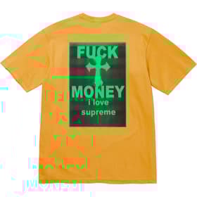 Supreme Fuck Money Tee Mustard
