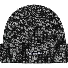 Supreme Fuck Off Beanie Black