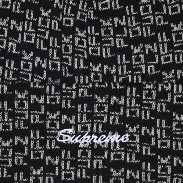 Supreme Fuck Off Beanie - Black (front)
